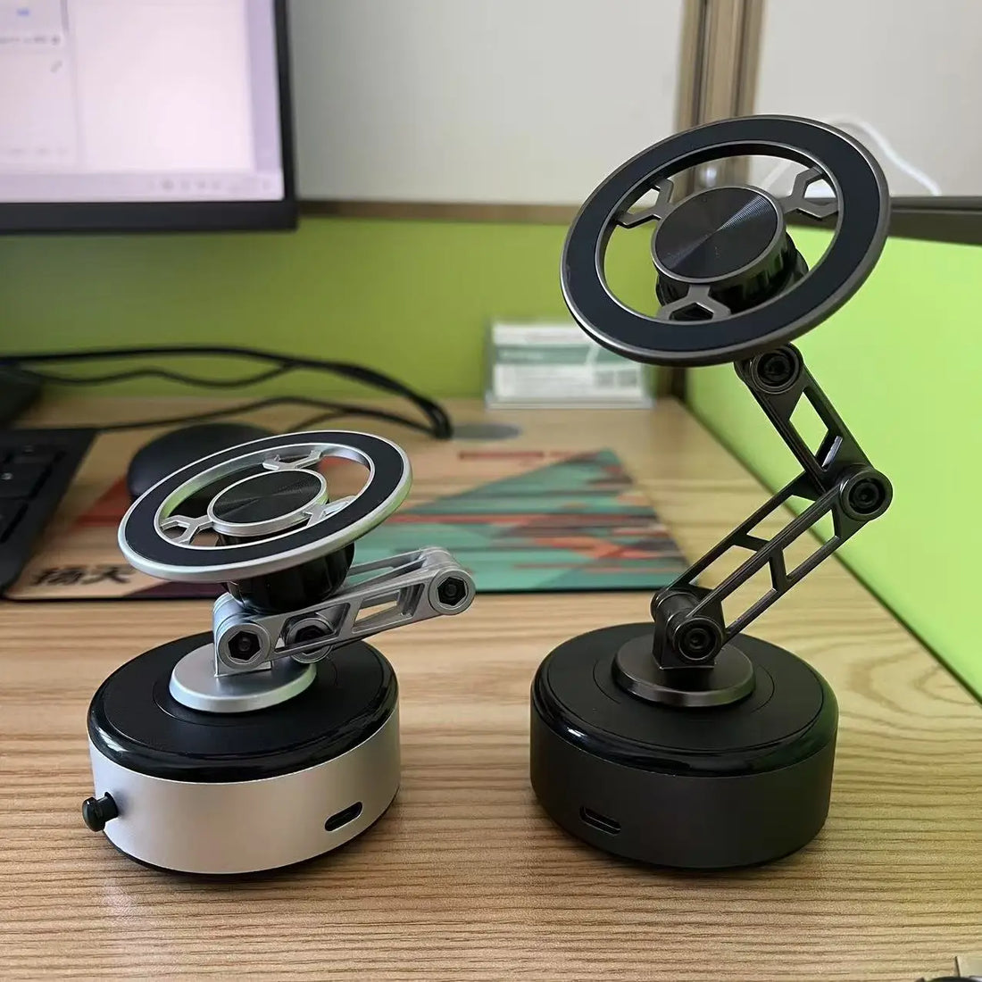 מעמד מגנטי מתקפל לסמארטפון לרכב